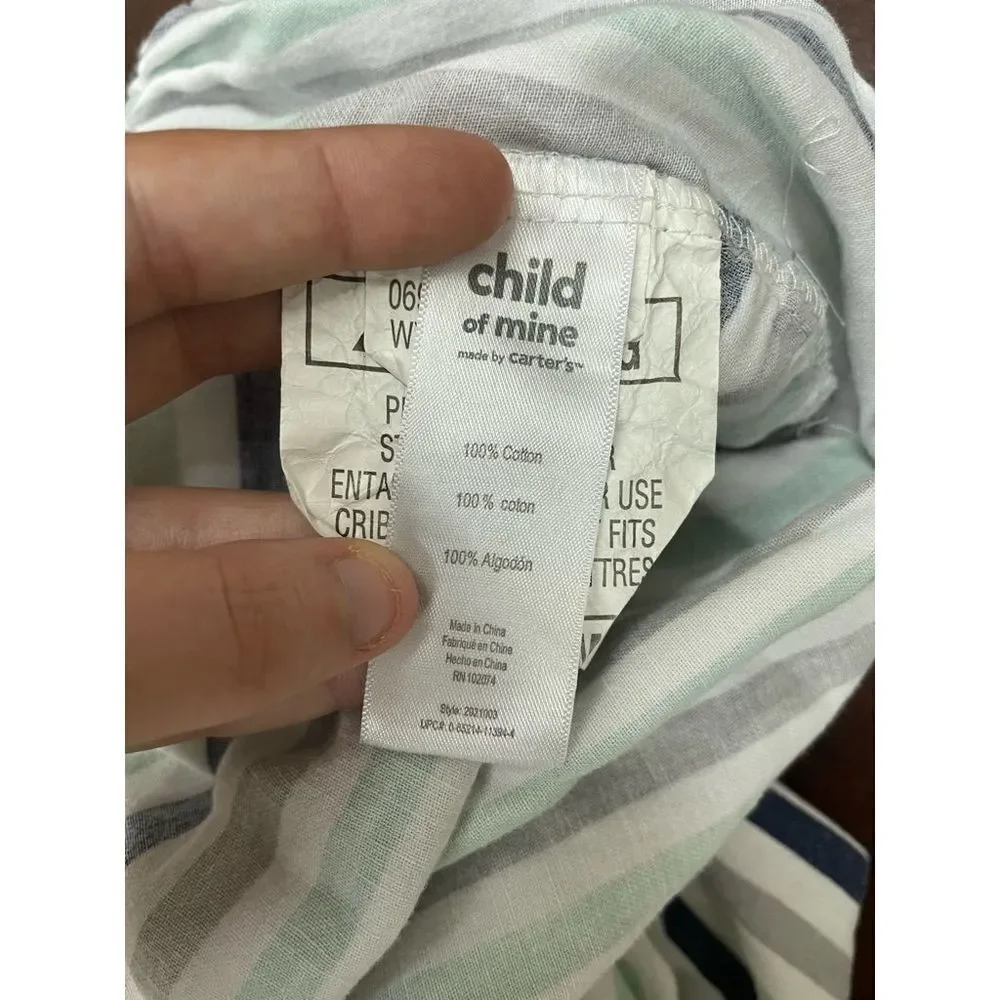 Child of Mine Stripe Kids Sheet